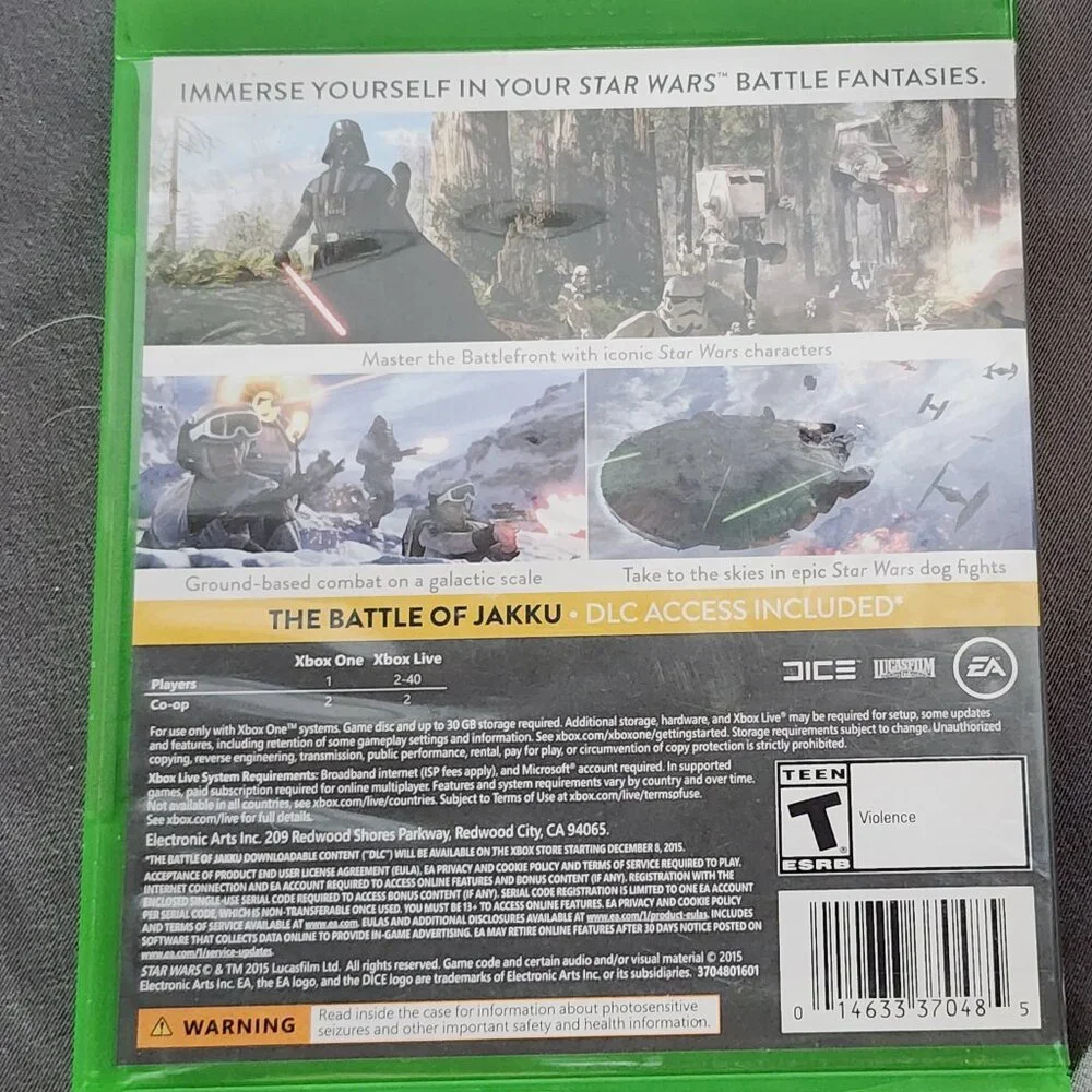 Microsoft Xbox One Star Wars Battlefront Exclusive Walmart Trading Disc and Game